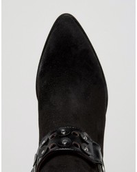 schwarze Stiefeletten von London Rebel