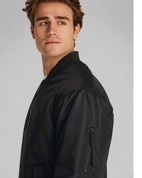 schwarze Strick Bomberjacke von Calvin Klein Jeans