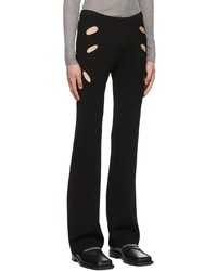 schwarze Strick Chinohose von Dion Lee