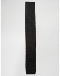 schwarze Strick Krawatte
