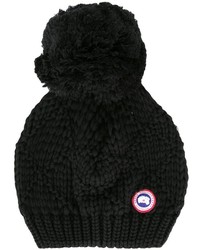 schwarze Strick Mütze von Canada Goose