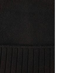 schwarze Strick Mütze von ZWILLINGSHERZ