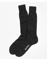 schwarze Strick Socken