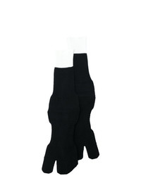 schwarze Strick Socken von Maison Margiela