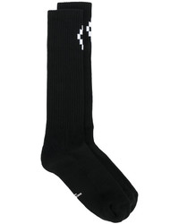 schwarze Strick Socken von Marcelo Burlon County of Milan