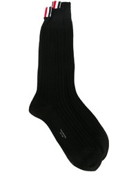 schwarze Strick Socken von Thom Browne