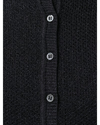 schwarze Strick Strickjacke mit einer offenen Front von M Missoni