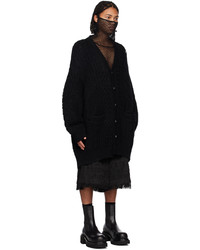 schwarze Strick Strickjacke von TAKAHIROMIYASHITA TheSoloist.