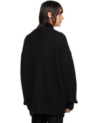 schwarze Strick Strickjacke von Johnlawrencesullivan