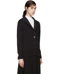 schwarze Strick Strickjacke von Sacai