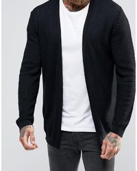 schwarze Strick Strickjacke von Asos