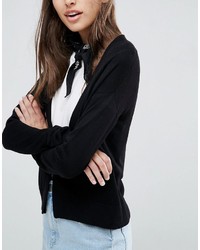 schwarze Strick Strickjacke von Asos