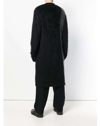 schwarze Strick Strickjacke von Yohji Yamamoto