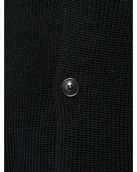 schwarze Strick Strickjacke von Roberto Collina