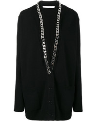 schwarze Strick Strickjacke von Givenchy