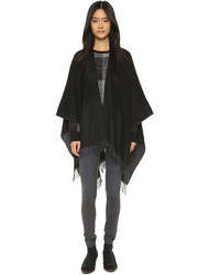 schwarze Strickjacke mit einer offenen Front von Rag & Bone