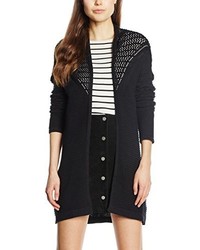 schwarze Strickjacke mit einer offenen Front von VILA CLOTHES