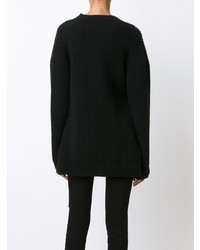 schwarze Strickjacke von Proenza Schouler