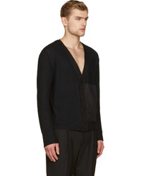 schwarze Strickjacke von Ann Demeulemeester