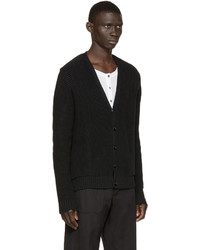 schwarze Strickjacke von Pierre Balmain