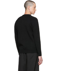 schwarze Strickjacke von Comme des Garcons Homme Deux