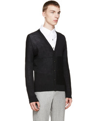 schwarze Strickjacke von Moncler Gamme Bleu