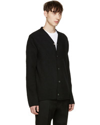 schwarze Strickjacke von Comme des Garcons