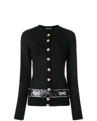 schwarze Strickjacke von Dolce & Gabbana