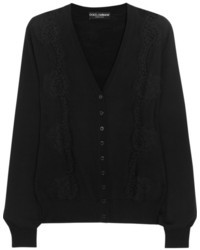 schwarze Strickjacke von Dolce & Gabbana