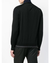 schwarze Strickjacke von Sacai