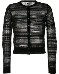 schwarze Strickjacke von M Missoni