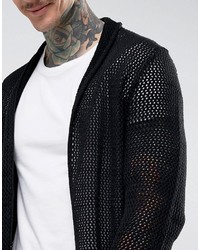 schwarze Strickjacke von Asos