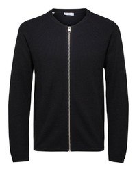 schwarze Strickjacke von Selected Homme