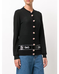 schwarze Strickjacke von Dolce & Gabbana