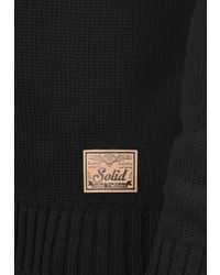 schwarze Strickjacke von Solid