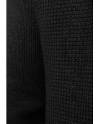 schwarze Strickjacke von Solid