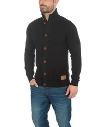 schwarze Strickjacke von Solid