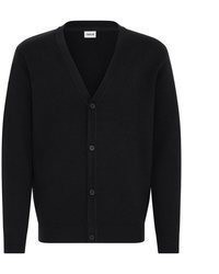 schwarze Strickjacke von Solid