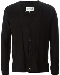 schwarze Strickjacke