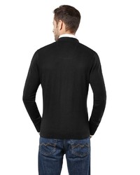 schwarze Strickjacke von Vincenzo Boretti