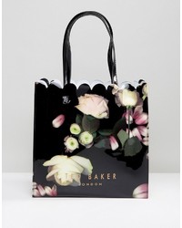 schwarze Taschen mit Blumenmuster von Ted Baker