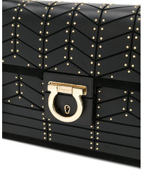 schwarze Taschen mit geometrischem Muster von Salvatore Ferragamo