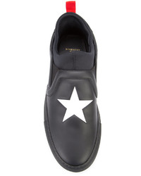 schwarze Turnschuhe mit Sternenmuster von Givenchy