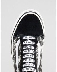 schwarze Turnschuhe von Vans