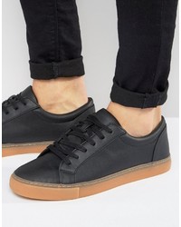 schwarze Turnschuhe von Asos