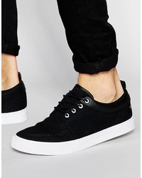 schwarze Turnschuhe von Asos