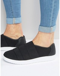 schwarze Turnschuhe von Asos