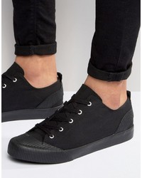 schwarze Turnschuhe von Asos