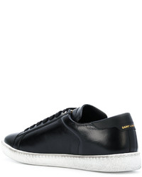 schwarze Turnschuhe von Saint Laurent