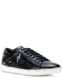 schwarze Turnschuhe von Saint Laurent